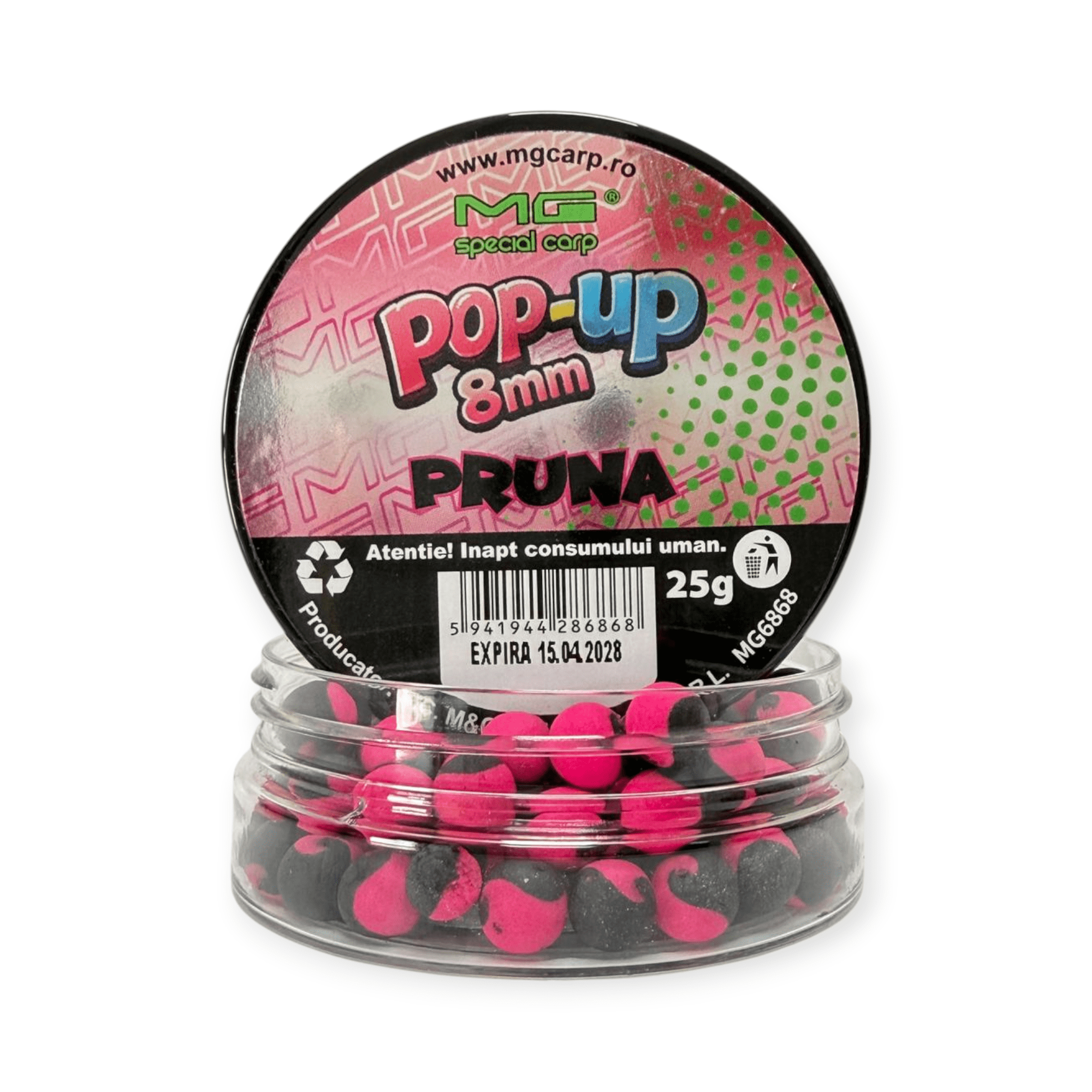 Pop-up 8mm Pruna 25gr, MG6868