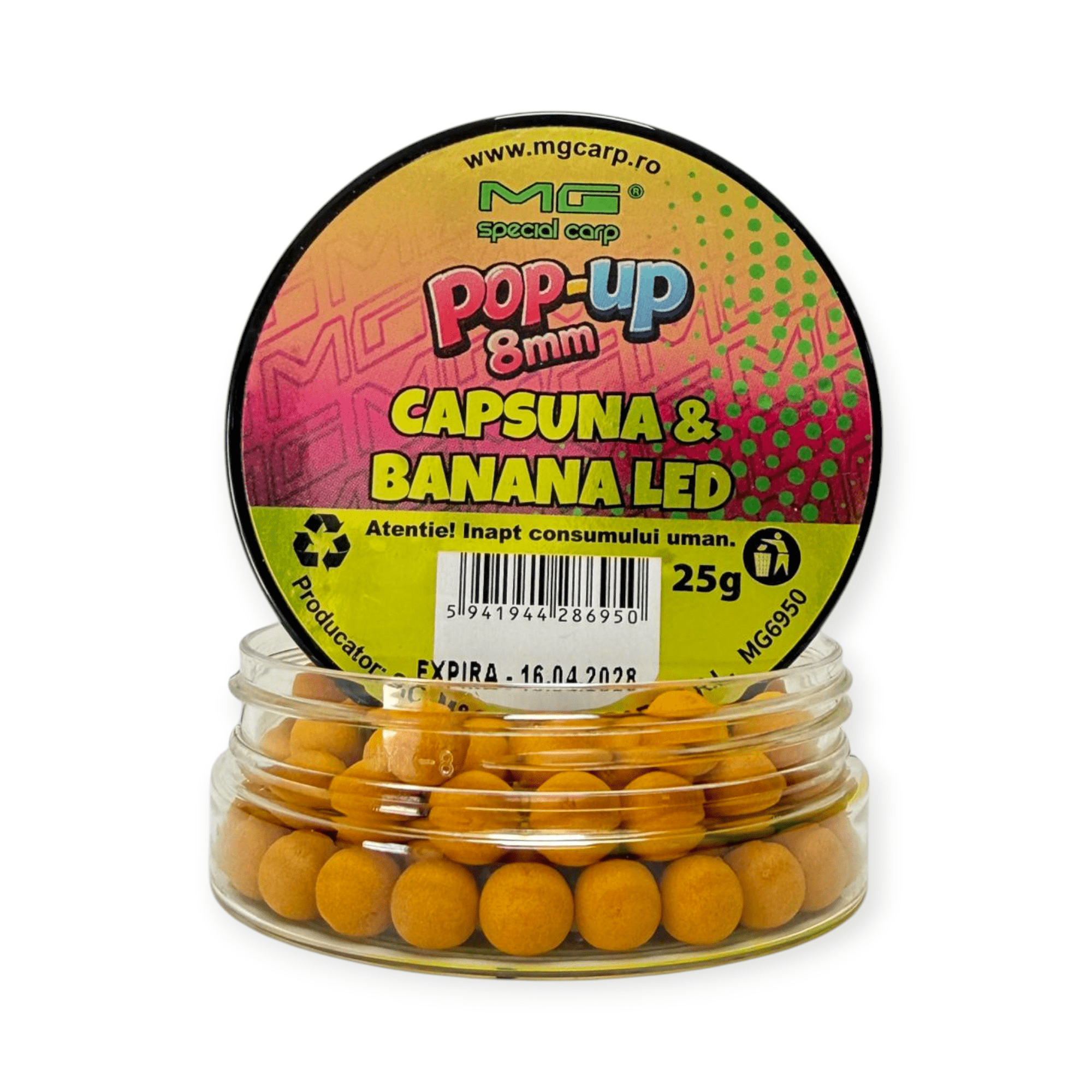 Pop-up 8mm Capsuna &amp; Banana Led ® 25gr, MG6950
